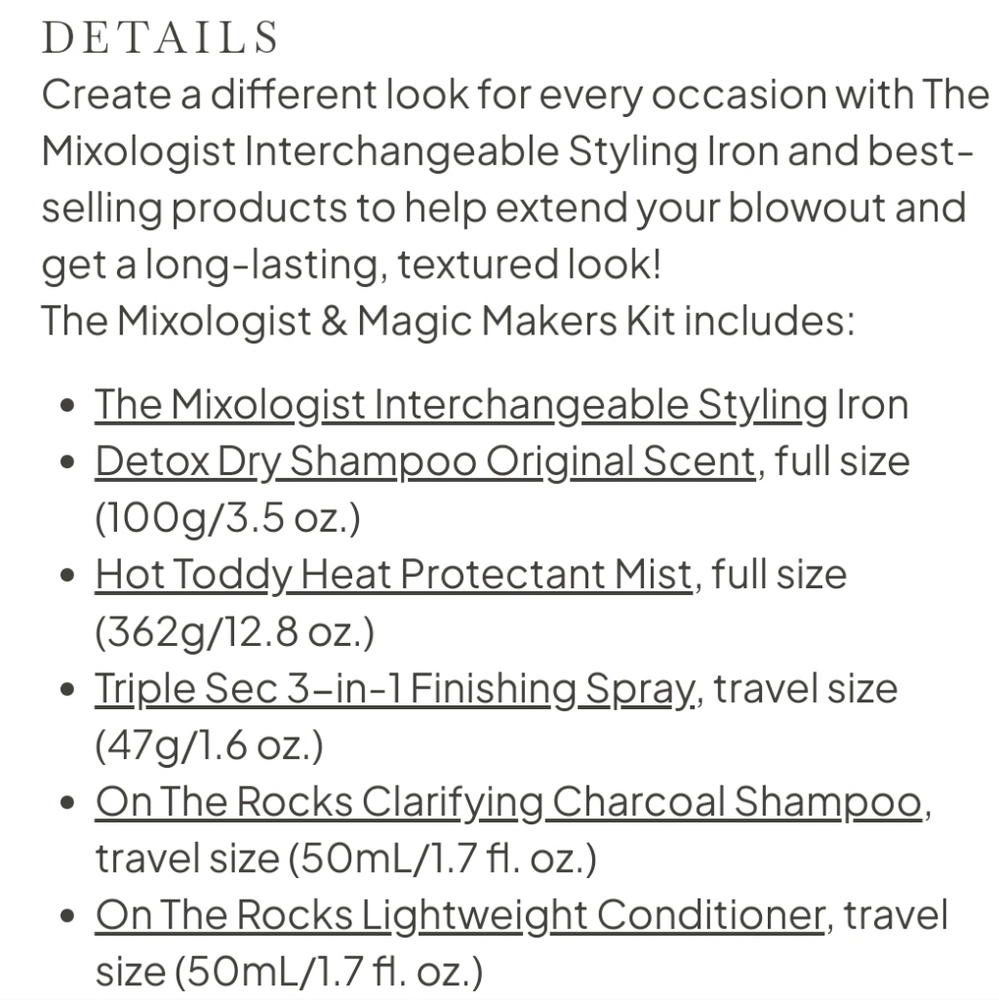Drybar The Mixologist & Magic Makers Kit - Picture 3 of 4